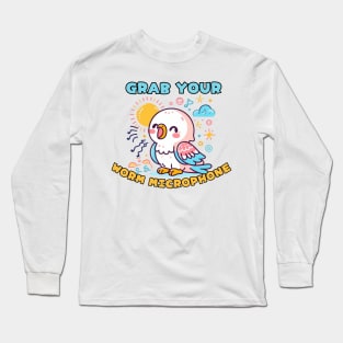 Singing cute bird Long Sleeve T-Shirt